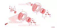 ROUE ARRIERE pour Honda PIONEER 520 M2 2021
