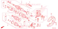 ARTICULATION AVANT / ARBRE DE COMMANDE  pour Honda FOURTRAX 420 RANCHER 4X4 ES 2022