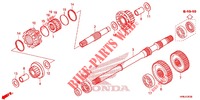 ARBRE DE SORTIE pour Honda FOURTRAX 520 FOREMAN RUBICON 4X4 AT DCT EPS 2022