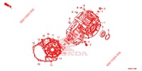 COUVERCLE DE CARTER MOTEUR pour Honda FOURTRAX 520 FOREMAN RUBICON 4X4 AT DCT EPS 2022