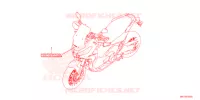 AUTOCOLLANTS pour Honda X ADV 750 2022