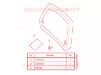 DOSSERET DE TOP CASE 50L pour Honda X ADV 750 2022