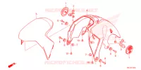 GARDE BOUE AVANT pour Honda X ADV 750 2022