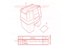 TOP CASE 38L pour Honda X ADV 750 2022