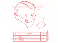 TOP CASE 50L pour Honda X ADV 750 2022