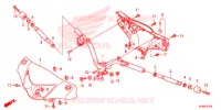 GUIDON   CARENAGE pour Honda C 100 BIZ PARTIDA PE 2013