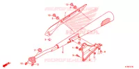 SILENCIEUX D'ECHAPPEMENT pour Honda C 100 BIZ PARTIDA PE 2013
