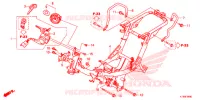 CADRE pour Honda C 100 BIZ PARTIDA PE 2014
