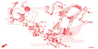 CADRE pour Honda C 100 BIZ PARTIDA PE 2015