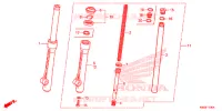 FOURCHE pour Honda BIZ 110 2022