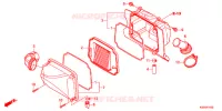 FILTRE A AIR pour Honda BIZ 125 SOMENTE PEDAL DE PARTIDA 2011