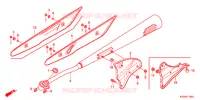 SILENCIEUX D'ECHAPPEMENT pour Honda BIZ 125 SOMENTE PEDAL DE PARTIDA 2011