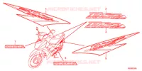 AUTOCOLLANTS pour Honda BIZ 125 PARTIDA ELETRICA, RODAS RAIADAS 2012