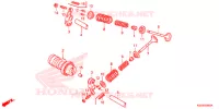 ARBRE A CAMES   SOUPAPE pour Honda BIZ 125 PARTIDA ELETRICA, RODAS FUNDIDAS 2014