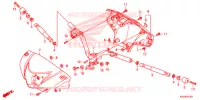 GUIDON   CARENAGE pour Honda BIZ 125 PARTIDA ELETRICA, RODAS FUNDIDAS 2014