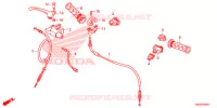 LEVIER DE GUIDON   CABLE   COMMODO pour Honda BIZ 125 PARTIDA ELETRICA, RODAS FUNDIDAS 2014