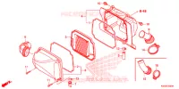 FILTRE A AIR pour Honda BIZ 125 PARTIDA ELETRICA, RODAS FUNDIDAS 2016