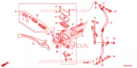 MAITRE CYLINDRE DE FREIN AVANT pour Honda BIZ 125 PARTIDA ELETRICA, RODAS FUNDIDAS 2016