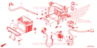 BATTERIE pour Honda BIZ 125 PARTIDA ELETRICA, RODAS RAIADAS 2015