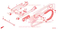 BRAS OSCILLANT pour Honda BIZ 125 PARTIDA ELETRICA, RODAS RAIADAS 2015