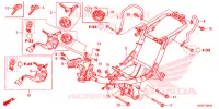 CADRE pour Honda BIZ 125 PARTIDA ELETRICA, RODAS RAIADAS 2015