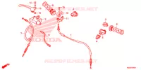 LEVIER DE GUIDON   CABLE   COMMODO pour Honda BIZ 125 PARTIDA ELETRICA, RODAS RAIADAS 2015