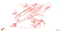 SILENCIEUX D'ECHAPPEMENT pour Honda BIZ 125 PARTIDA ELETRICA, RODAS RAIADAS 2015