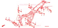 CADRE pour Honda CG 125 CARGO KICK 2011