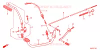PEDALE   KICK pour Honda CG 125 CARGO KICK 2011