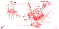 CULASSE pour Honda CG 125 FAN PARTIDA ELETRICA 2015