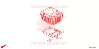 CYLINDRE pour Honda CG 125 FAN PARTIDA ELETRICA 2015