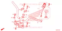 GUIDON   TE DE FOURCHE pour Honda CG 125 FAN PARTIDA ELETRICA 2015