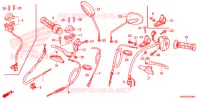 LEVIER DE GUIDON   CABLE   COMMODO pour Honda CG 125 FAN PARTIDA ELETRICA 2015