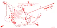 PEDALE   KICK pour Honda CG 125 FAN PARTIDA ELETRICA 2015