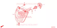 PHARE pour Honda CG 125 FAN PARTIDA ELETRICA 2015