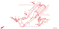SILENCIEUX D'ECHAPPEMENT pour Honda CG 125 FAN PARTIDA ELETRICA 2015