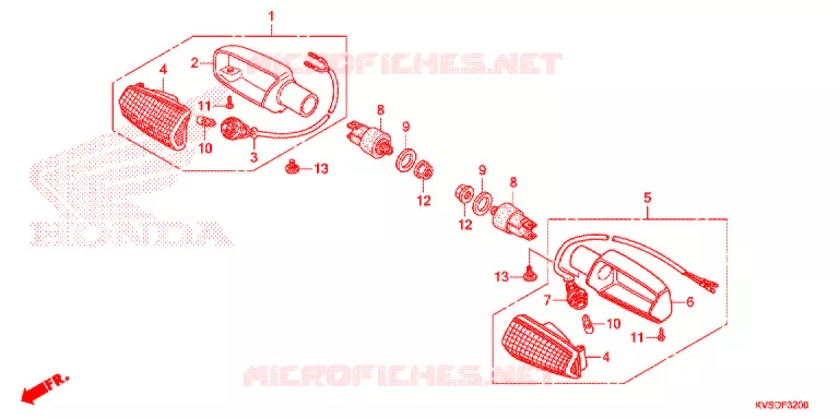 CLIGNOTANT Honda MOTO 150 CG 2013  CG150ESD