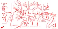 LEVIER DE GUIDON   CABLE   COMMODO pour Honda CG 150 TITAN KICK 2008