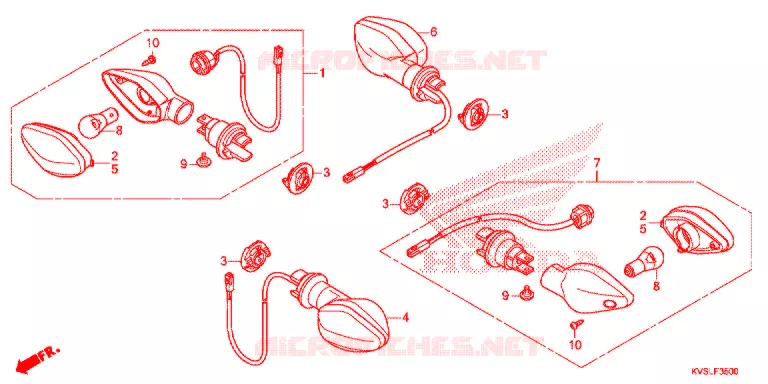 CLIGNOTANT Honda MOTO 160 CG 2021  CG160CESL