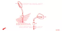 RETROVISEUR pour Honda CG 160 TITAN 2018