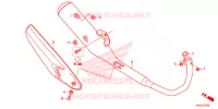 SILENCIEUX D'ECHAPPEMENT pour Honda CG 160 START 2019