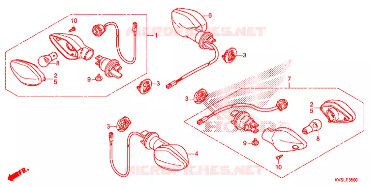 CLIGNOTANT Honda MOTO 160 CG 2020  CG160EXL
