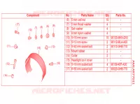 SUPPORT PARE BRISE pour Honda REBEL 1100 DCT 2022