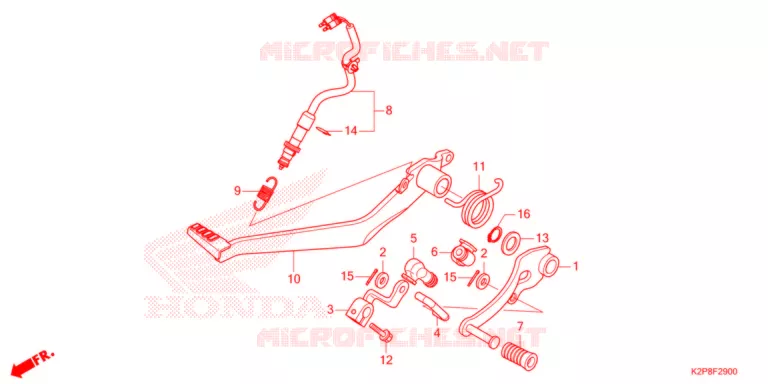 PEDALE Honda MOTO 150 RS 2021  FS150FAN