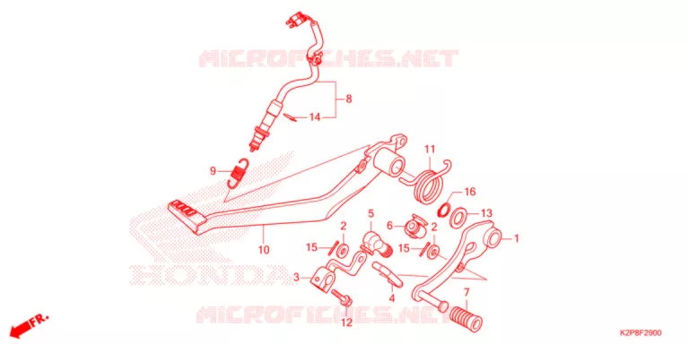 PEDALE Honda MOTO 150 RS 2021  FS150FAN