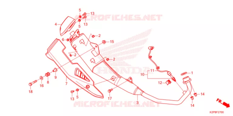 SILENCIEUX D'ECHAPPEMENT Honda MOTO 150 RS 2021  FS150FAN