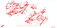 COUVERCLES LATERAUX pour Honda NC 750 X ABS 2018