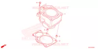 CYLINDRE pour Honda FOURTRAX 420 RANCHER 4X4 DCT EPS 2022