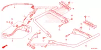 PEDALE   REPOSE PIED pour Honda FOURTRAX 420 RANCHER 4X4 DCT EPS 2022
