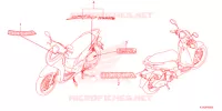 AUTOCOLLANTS pour Honda SH MODE 125 2023
